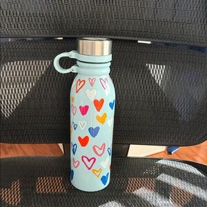 Brighton Multicolor Heart Pattern Water Bottle new without tags